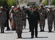 بازدید امیر صباحی‌فرد و سردار حاجی‌زاده از گروه پدافند هوایی خنداب