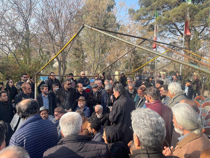 خاکسپاری سعید پیردوست