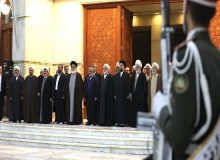تجدید میثاق رئیس و مسئولان قوه قضائیه با آرمان‌های امام و شهدا